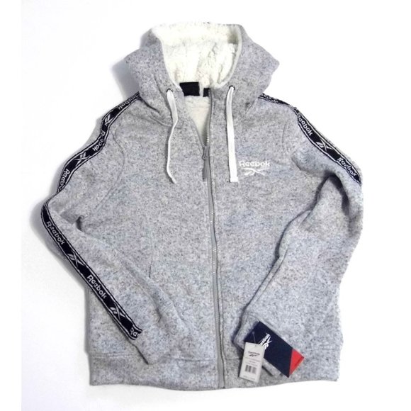 Reebok Taped HOODIE Grey NWT - Picture 2 of 12